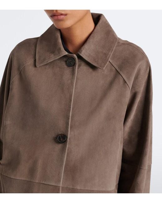 Arma Brown Judy Suede Coat