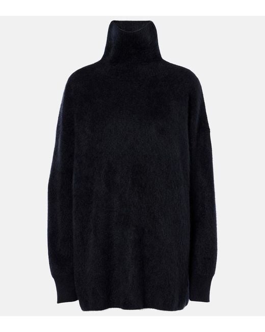 Lisa Yang Blue Rollkragenpullover Teresa Aus Kaschmir