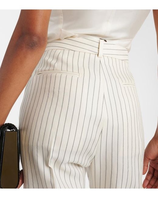 Tom Ford Natural Pinstripe Pants