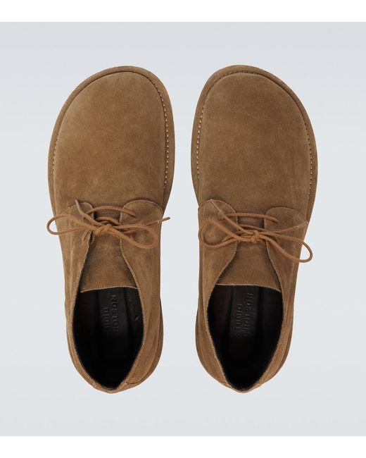 Studio Nicholson Brown Woodrow Suede Desert Boots for men
