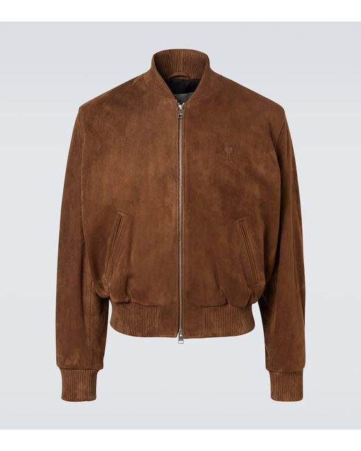 Veste En Daim AMI pour homme en coloris Brown