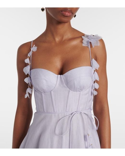 Abito Bustier Natura di Zimmermann in White