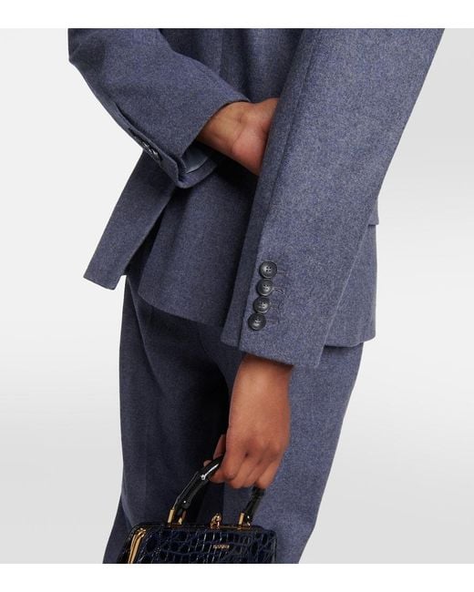 Joseph Blue Joaquim Wool-Blend Blazer