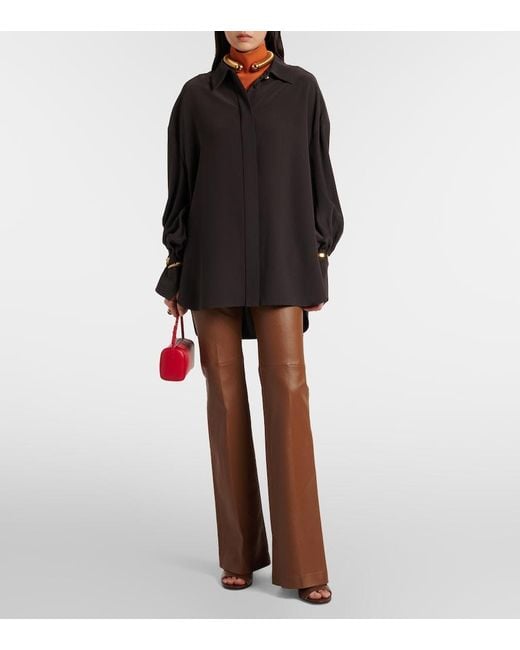 Joseph Brown Tafira High-Rise Flared Pants