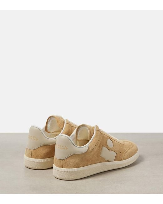 Isabel Marant Natural 'Bryce' Suede Sneakers