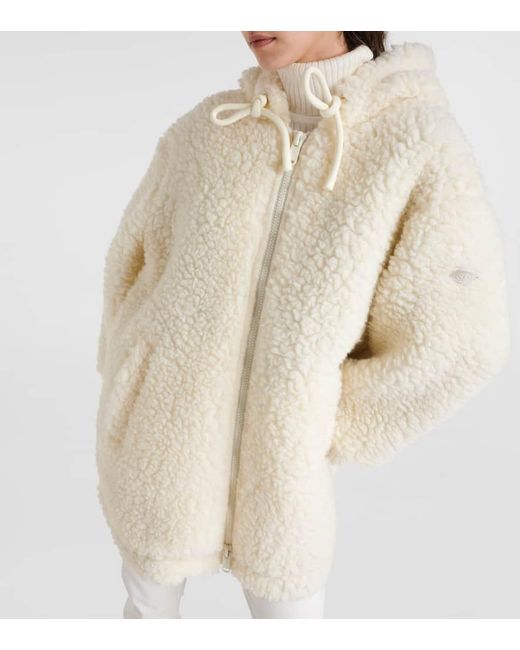 Goldbergh Natural Mantel Isabelle Aus Teddyfleece