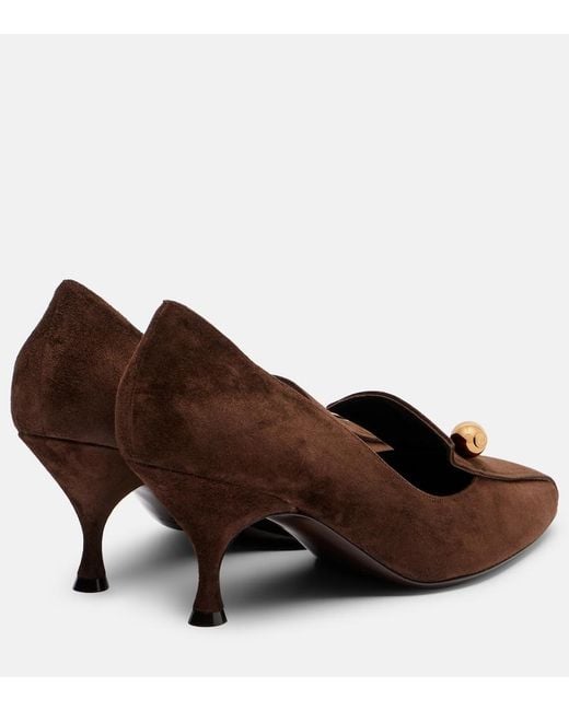 Herbert Levine Brown Aperitif Suede Pumps