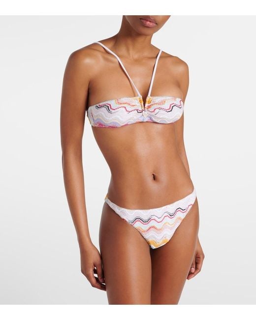 Missoni White Zig Zag Bikini