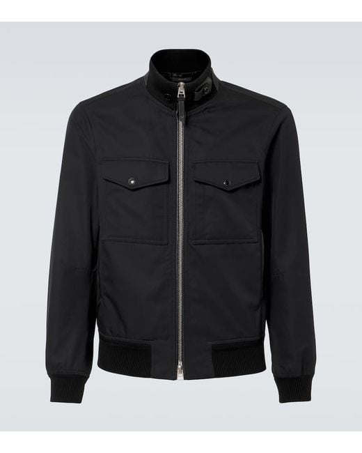 Giacca Blouson di Tom Ford in Black da Uomo