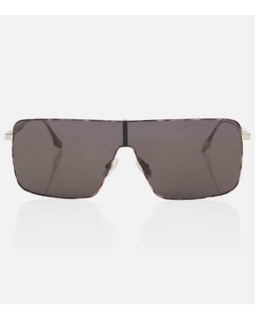 Victoria Beckham Gray Mask Sunglasses