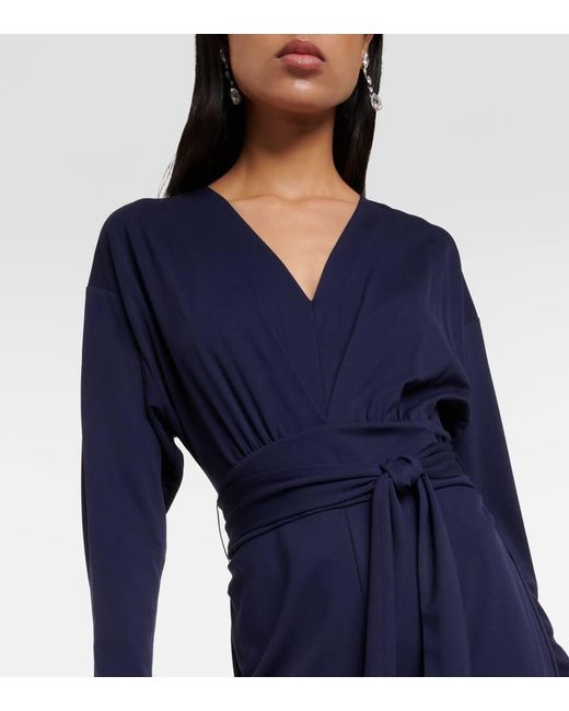 Diane von Furstenberg Blue Jumpsuit Marilou Aus Jersey
