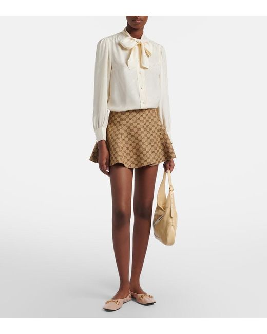 Gucci Brown Prima Horsebit Leather Ballet Flats