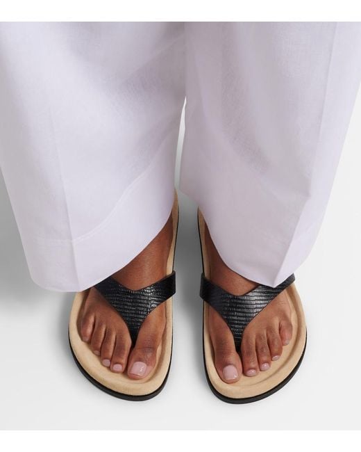 Totême Natural Leather Thong Sandals