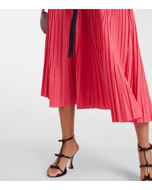 Roksanda Red Vendita Belted Midi Dress
