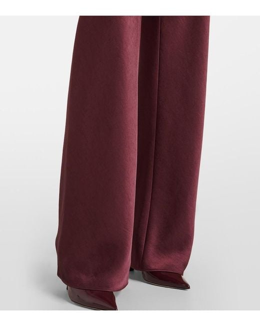 Vince Purple Top Aus Satin