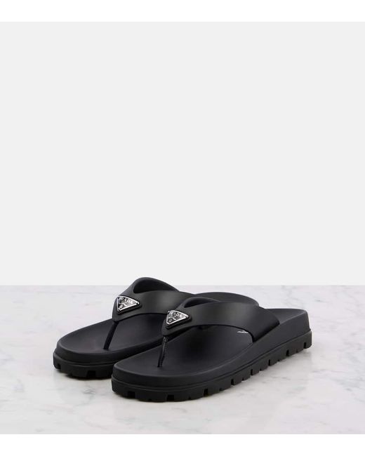 Prada Black Sandalen