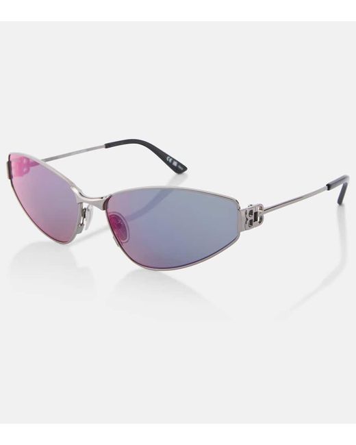 Balenciaga Blue Cat-Eye-Sonnenbrille Mercury