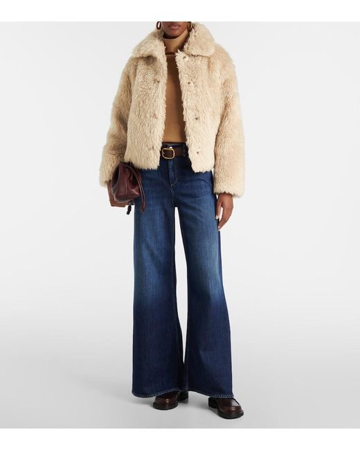Yves Salomon Natural Wool Jacket
