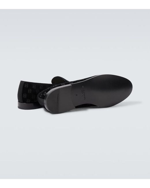 Dolce & Gabbana Black 'Vivaldi' Loafers for men