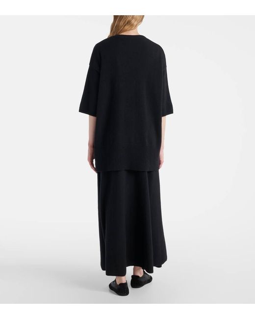 Lisa Yang Black Mila Oversized Cashmere Sweater