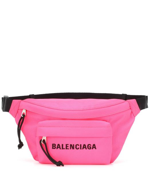 Balenciaga Pink Wheel S Belt Bag