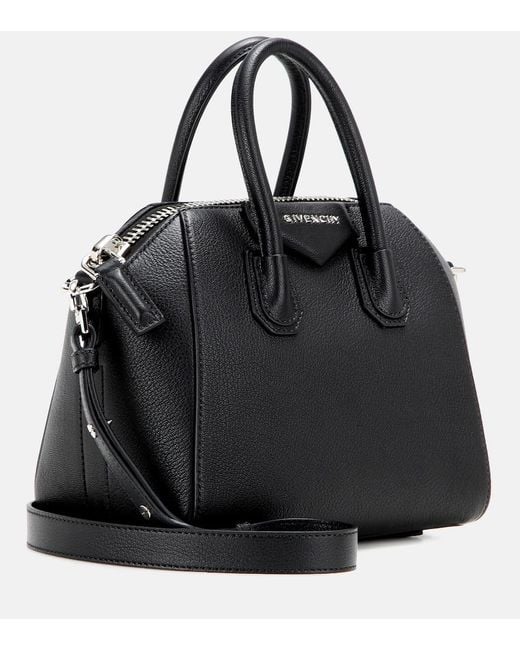 Givenchy Black Antigona Mini Leather Tote Bag