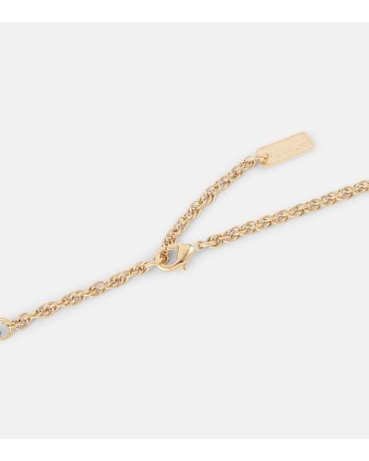 Collier The Pompoms Chloé en coloris Metallic