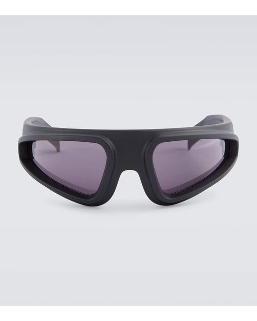 Rick Owens Blue Ryder Flat-top Sunglasses for men