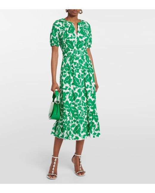 Diane von Furstenberg Green 'lindy' Dress