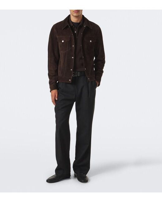 Arma Black Aruba Suede Jacket for men