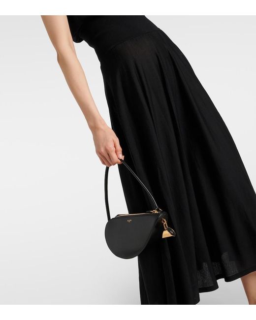 Alaïa Black Shoulder Bag Le Demi-Coeur