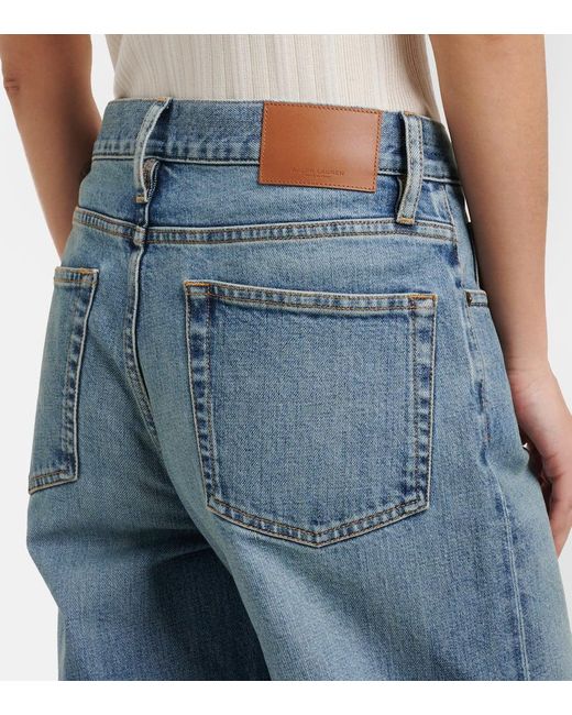 Ralph Lauren Blue Mercer Wide-Leg Jeans
