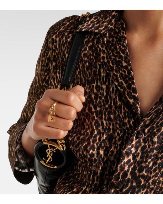 Saint Laurent Metallic Cassandre Ring