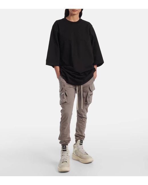 Rick Owens Natural X Converse High-Top Sneakers Turbowpn Aus Leder