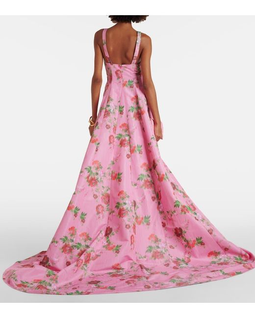 Vestido de fiesta Botticelli floral Markarian de color Pink