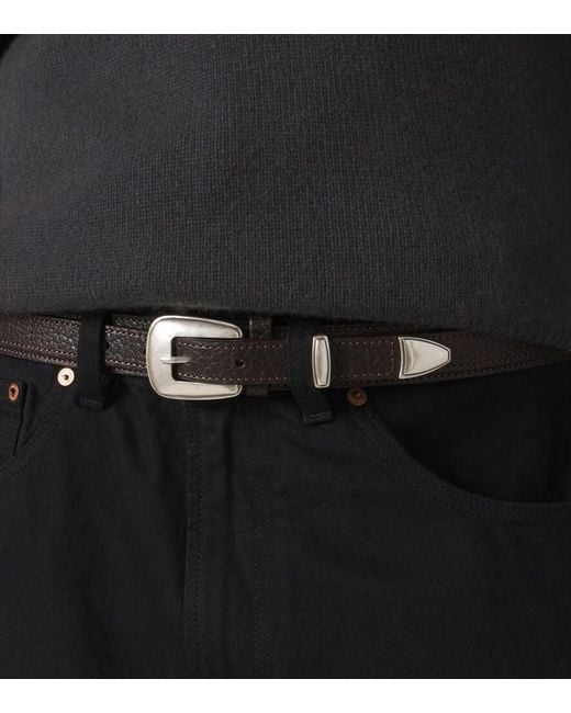 Lemaire Multicolor Leather Belt for men