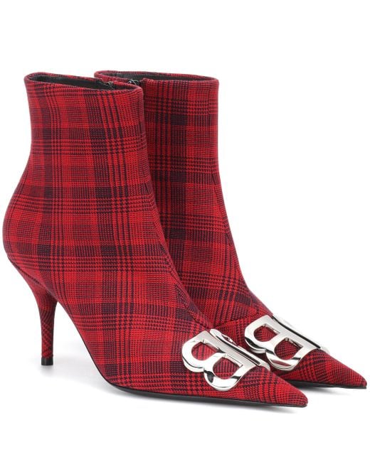 balenciaga red boots