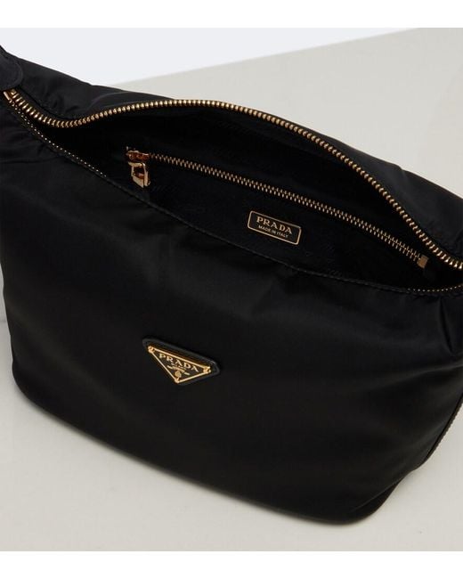 Prada Black Cherie Mini Re-Nylon Top-Handle Bag