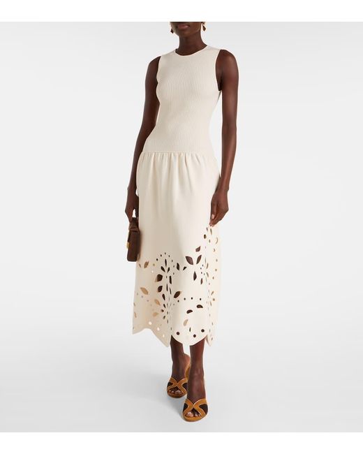 Ulla Johnson White Midikleid Rosaline