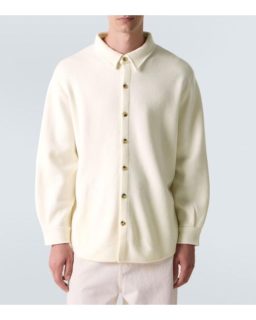 arch4 White Mr Young Cashmere Shirt for men