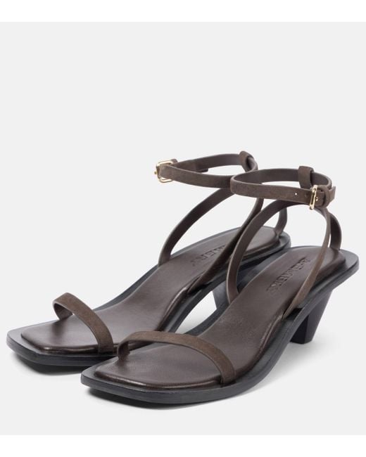 A.Emery Metallic Irving Suede Sandals