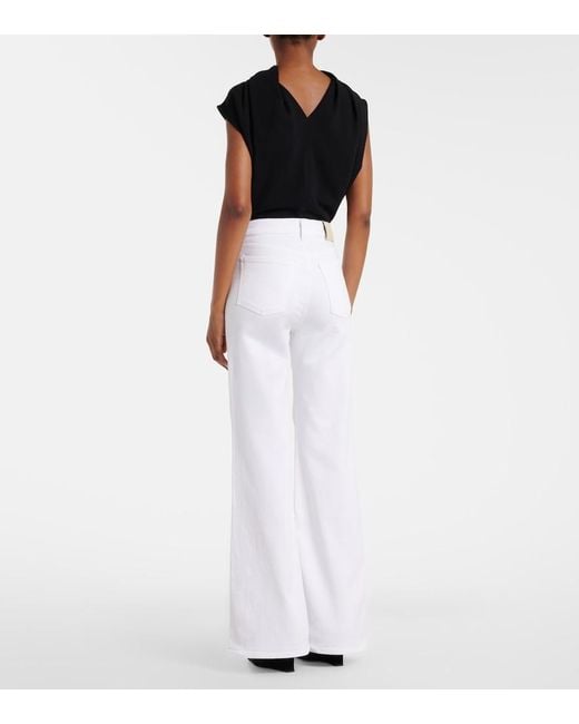 Citizens of Humanity White Kimberly Flared Jeans