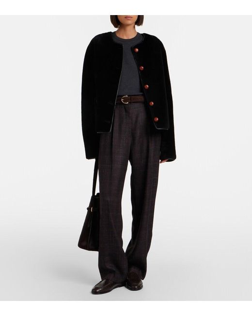 Blazé Milano Black Gliss Shearling Jacket