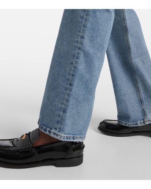 Citizens of Humanity Blue Vidia Mid-Rise Bootcut Jeans
