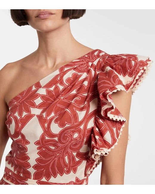 Poupette Red Minikleid Corinne Aus Baumwolle