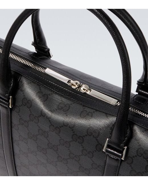 Gucci Black Essence Classic Medium Briefcase for men