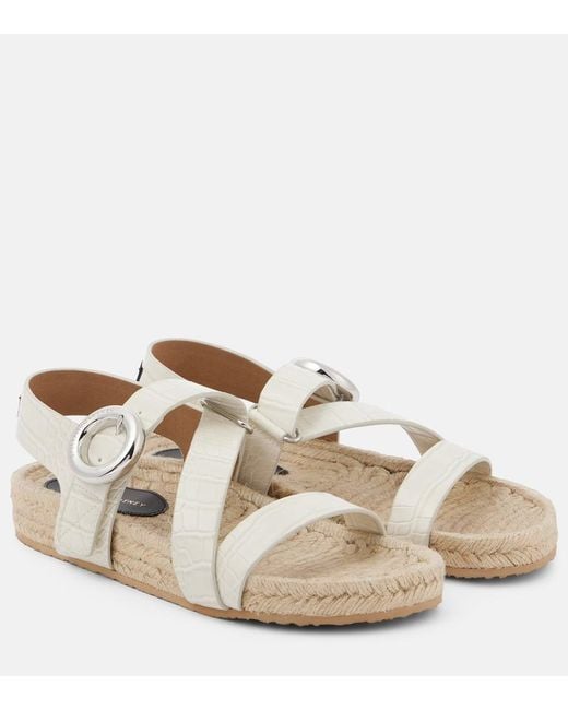 Sandali Espadrillas Gaia S-Wave di Stella McCartney in Natural