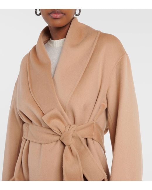 Dorothee Schumacher Natural Wrap Wool-blend Coat