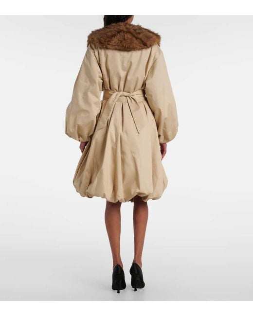 Cappotto Con Cintura di ROTATE BIRGER CHRISTENSEN in Natural