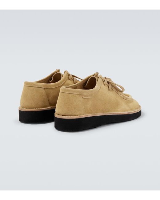 Loewe Desert Boots Faro Aus Veloursleder in White für Herren